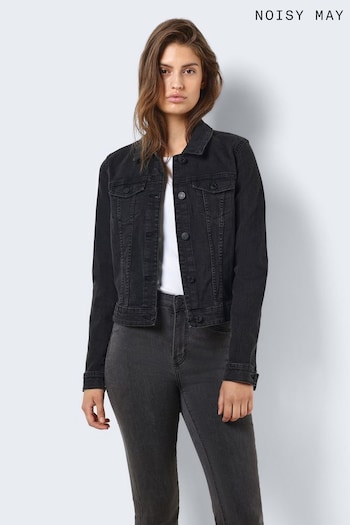 NOISY MAY Black Fitted Denim Jacket (N47953) | £26