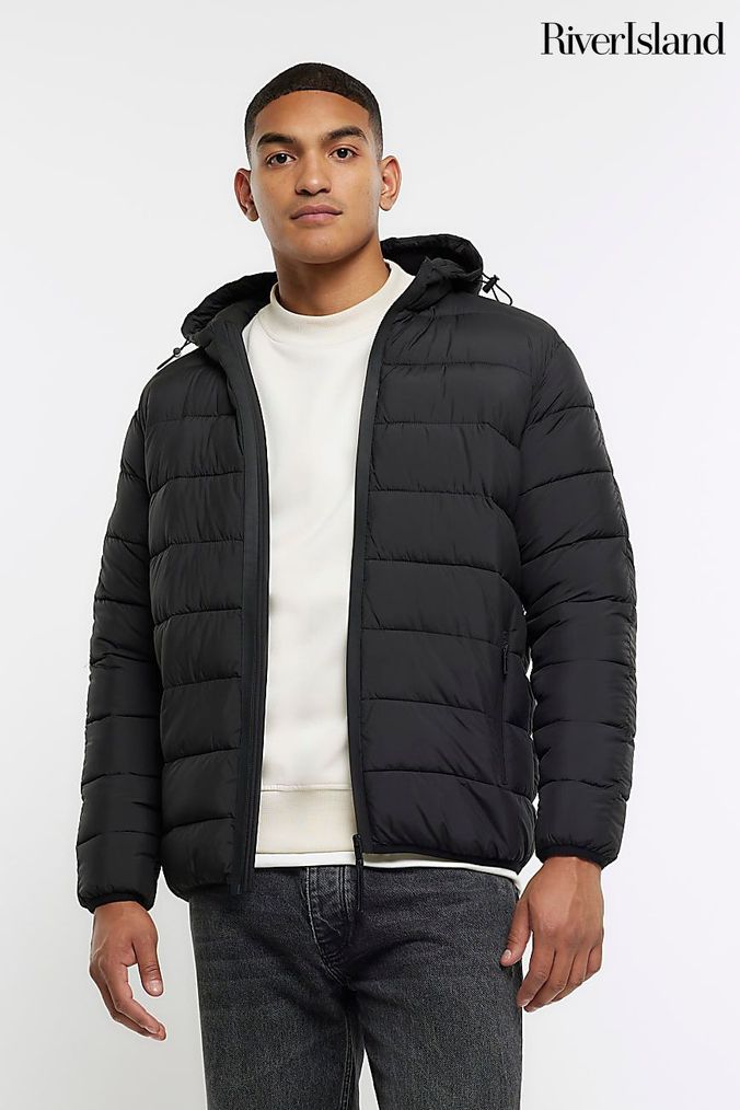 Mens winter coats river island online