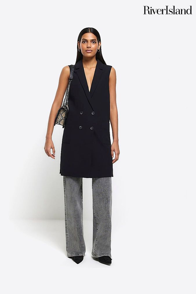 Sleeveless blazers for best sale ladies