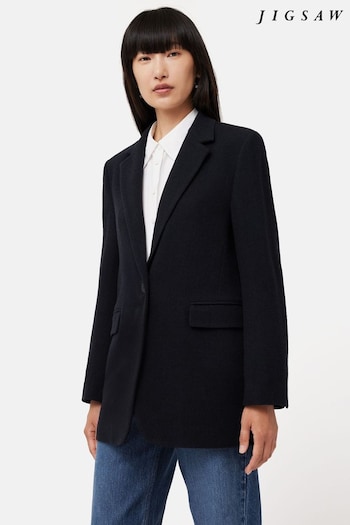 Jigsaw Blue Wool Langford Blazer (N48251) | £265