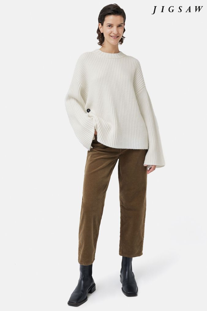 Buy Women s Jigsaw White Jumpers Online Next UK