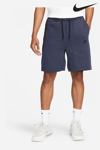 Nike Navy Tech Fleece Shorts (N48313) | £65