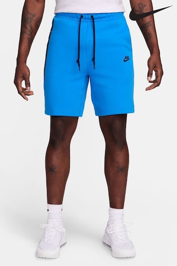 Nike blue Blue Tech Fleece Shorts (N48340) | £64.99