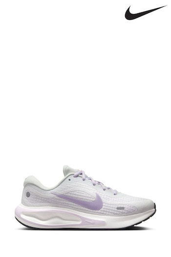 Nike White/Purple Journey Run Road Running Trainers (N48389) | £90