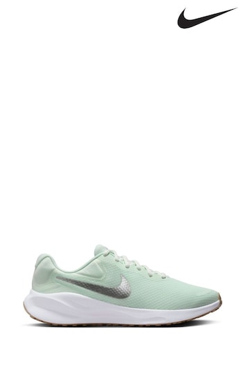 Nike pale Green Revolution 7 Road Running Trainers (N48433) | £60