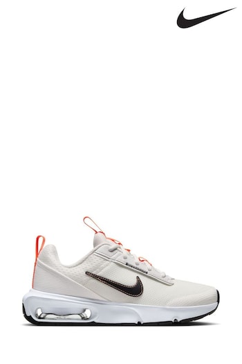 Nike White Blue Orange Air Max INTRLK Lite Youth Trainers (N48522) | £55