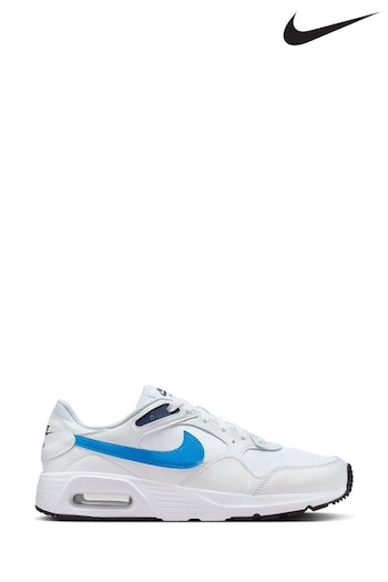 Nike White/Blue Air Max SC Trainers (N48537) | £80