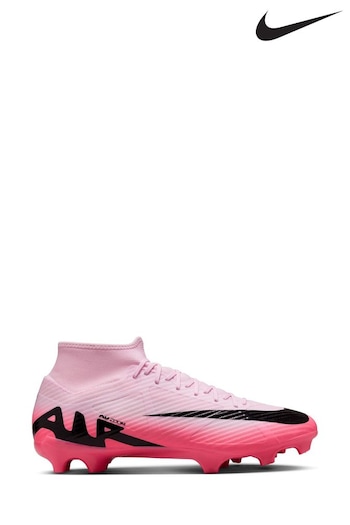 Nike Metallic Silver/Black Zoom Mercurial Superfly 9 Multi Ground Football Boots (N48544) | £88
