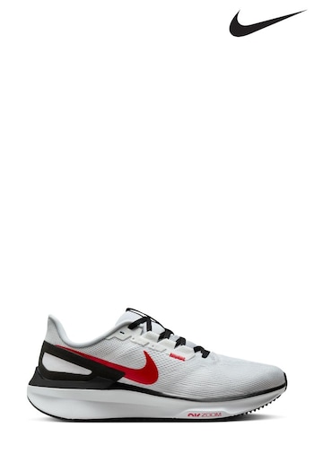 Nike Red/White Structure 25 Road Running Trainers (N48551) | £120