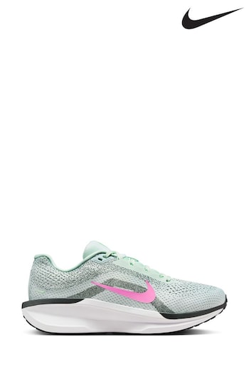 Nike Light Green Winflo 11 Road Running Trainers (N48577) | £100