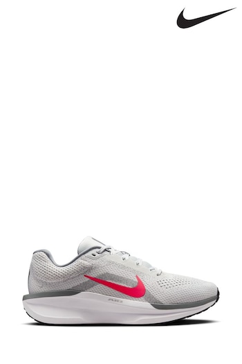 Nike bidrar Grey Winflo 11 Road Running Trainers (N48581) | £100