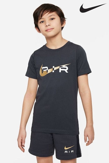 Nike marina Grey/Gold Air T-Shirt (N48626) | £25