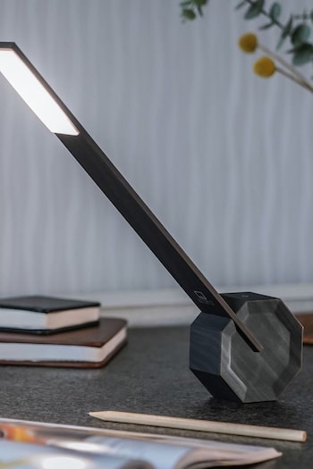 Gingko Black Octagon One Desk Lamp (N48697) | £75