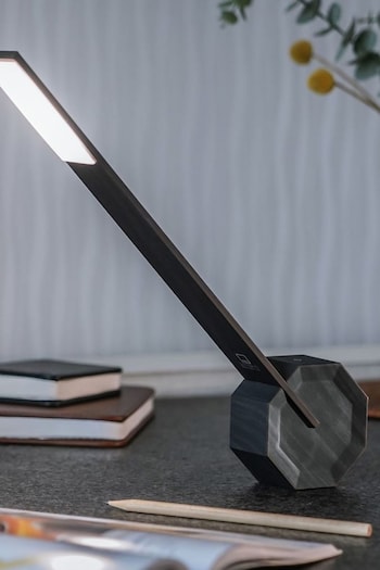 Gingko Black Octagon One Desk Lamp (N48697) | £45