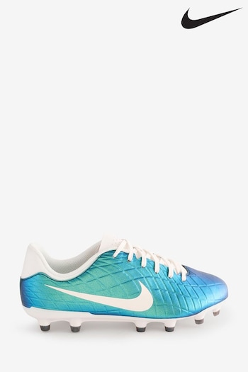 Nike Green Jr. Legend 10 Academy Multi Ground Football Boots closer (N48726) | £64.99
