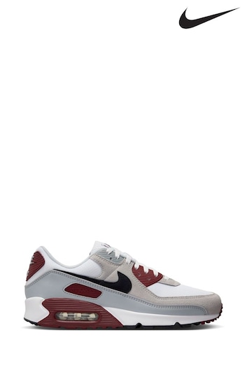 Nike leopard White/Black Air Max 90 Trainers (N48732) | £145