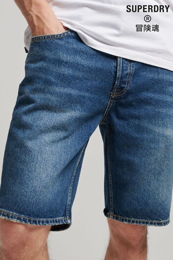 Superdry Blue Straight Shorts TASCHE (N48777) | £45