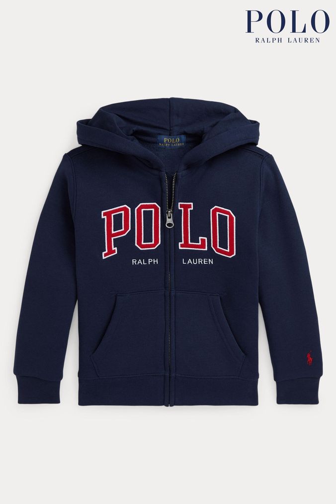 Buy Older Boys Hoodies Polo Ralph Lauren Blue Online Next UK