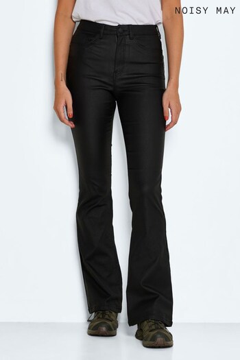 NOISY MAY Black Coated Flared Jeans (N48859) | £32