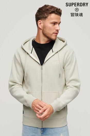 Superdry Nude Essential Logo Zip Hoodie (N48923) | £55