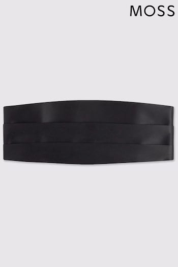 MOSS Black Cummerbund Tie (N48993) | £25