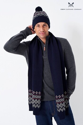 Crew Clothing Company Blue  Beanie (N49159) | £65