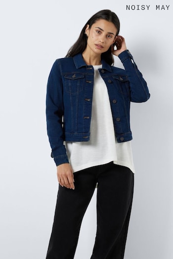 NOISY MAY Blue Fitted Denim Jacket (N49310) | £26