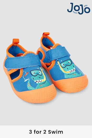 JoJo Maman Bébé Cobalt Dinosaur Beach Sandals (N49432) | £11