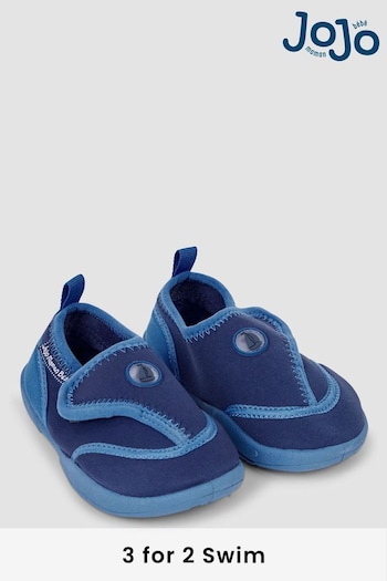 JoJo Maman Bébé Navy Beach & Swim gel Shoes (N49434) | £11