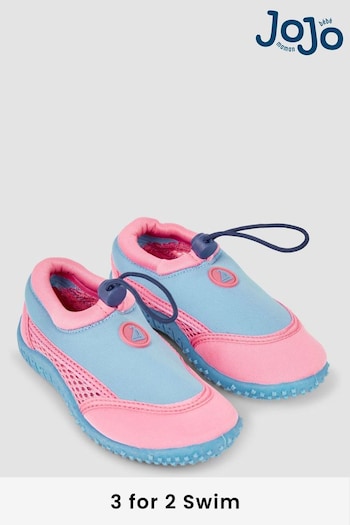 JoJo Maman Bébé Blue Beach & Swim Shoes negras (N49435) | £12.50