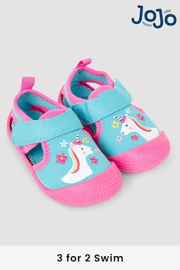 JoJo Maman Bébé Duck Egg Unicorn Beach Sandals (N49438) | £11