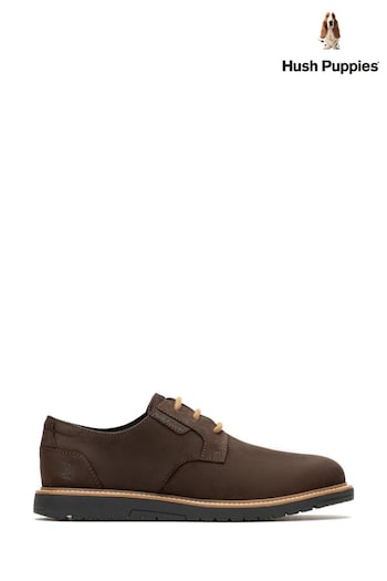 Hush Puppies Jenson Oxford Brown Shoes (N49538) | £110