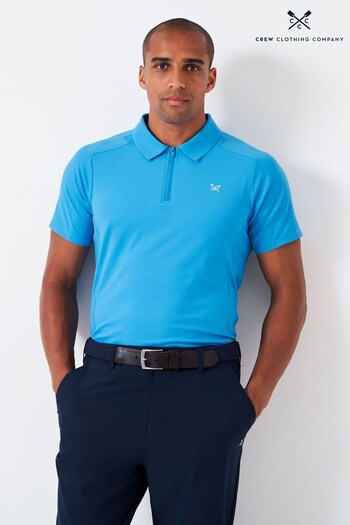 Crew Clothing Company Bright Blue Casual Polo Shirt (N49586) | £55