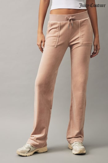 Juicy Couture Womens Velour Straight Leg Joggers (N50221) | £85