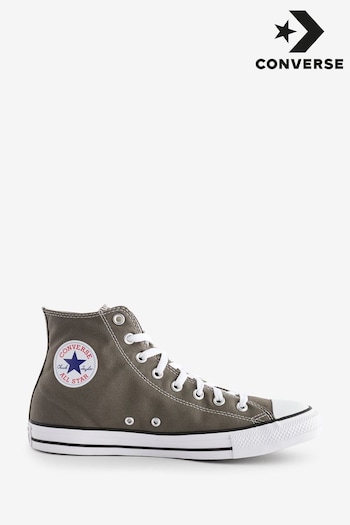 Converse 163780c Charcoal Grey Chuck Taylor All Star High Top Trainers (N50249) | £65