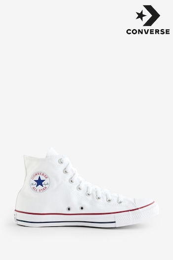 Converse White Chuck Taylor All Star Wide High Top Trainers (N50251) | £65