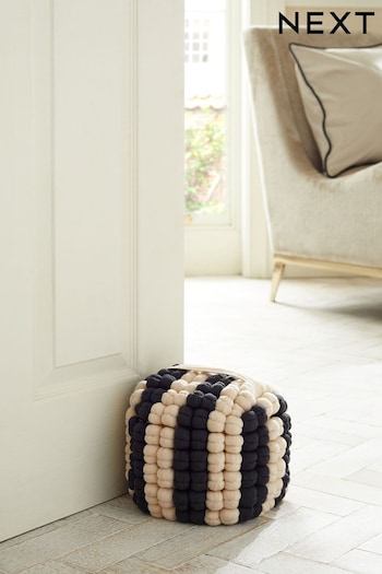 Monochrome Matte Velvet Cushion (N50370) | £16