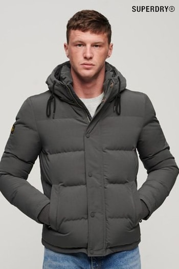 Superdry Grey Everest Hooded Puffer Jacket (N50415) | £120