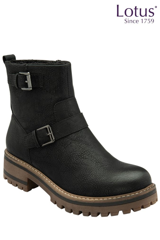 Lotus leather boots top