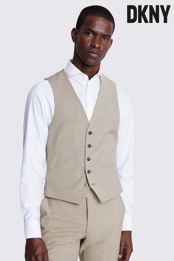MOSS Slim Fit Natural Waistcoat (N51192) | £120