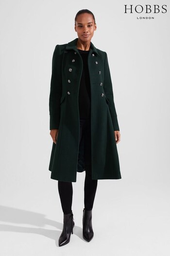 Hobbs Green Petite Clarisse Coat (N51246) | £359