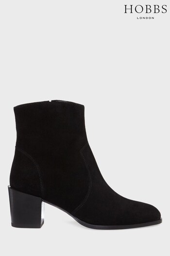 Hobbs Hester Western Ankle Black Boots Originals (N51256) | £189