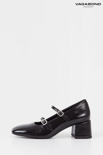 Vagabond Shoemakers Adison Double Strap Mary Jane Black Shoes (N51647) | £120