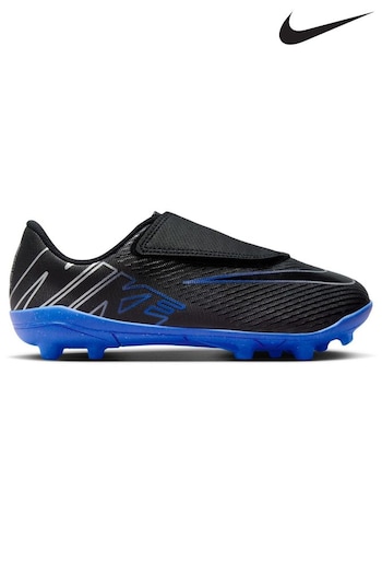 Nike Blue/Black Kids Junior Mercurial Vapor 15 Club Little Multi Ground Low Top Football Boots (N51654) | £40