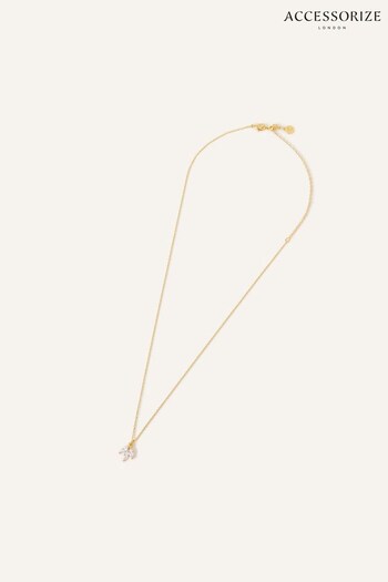 Accessorize Gold Tone Sparkle Pendant Necklace (N51744) | £18