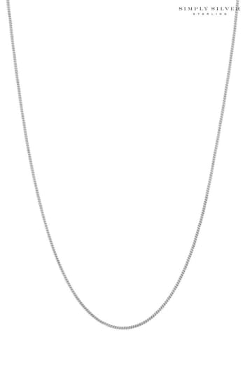 Simply Silver Silver Chrome GC Necklace (N51843) | £25