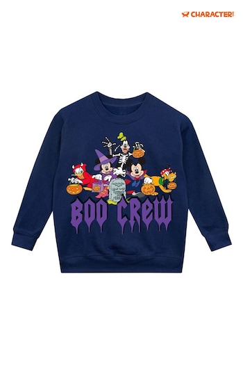 Character Blue Disney Mickey Mouse Halloween Pumpkin Sweatshirt (N51966) | £21