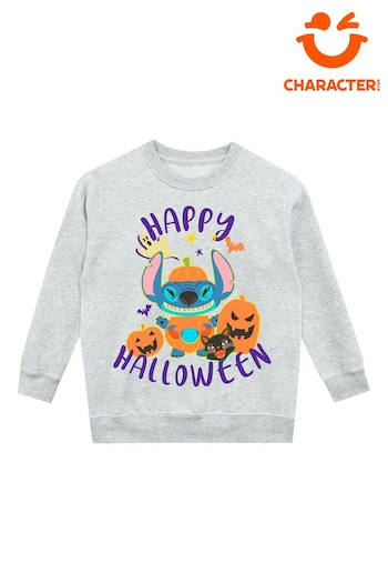 Character Blue Disney Lilo & Stitch Halloween Pumpkin Sweatshirt (N51974) | £21