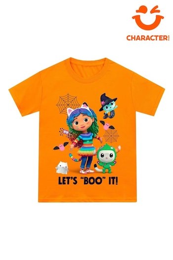 Character Orange Gabbys Dollhouse Happy Halloween Pumpkin T-Shirt (N51975) | £15