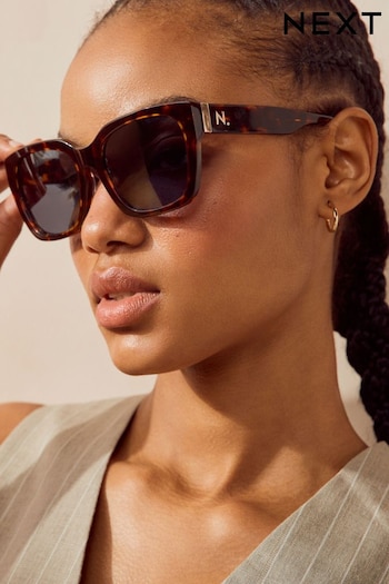 Tortoiseshell Brown Premium Polarized Acetate Sunglasses (N52022) | £48